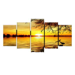 Mosaico Decorativo Pôr Do Sol 125x60cm